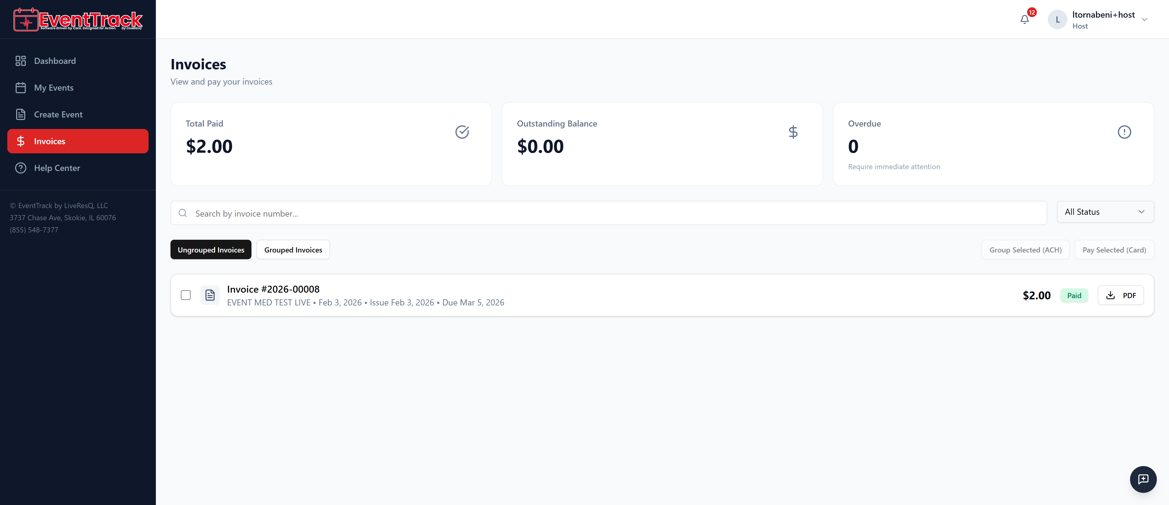 Invoice & Billing